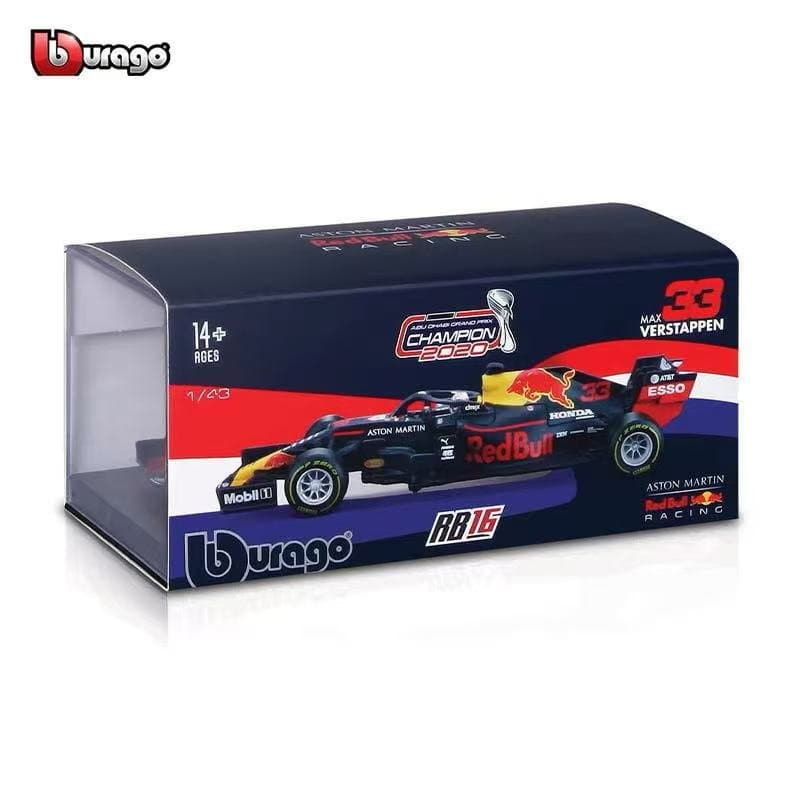Bburago 1:43 Abu Dhabi Grand Prix Champion 2020 RB16 Max Verstappen No33 5