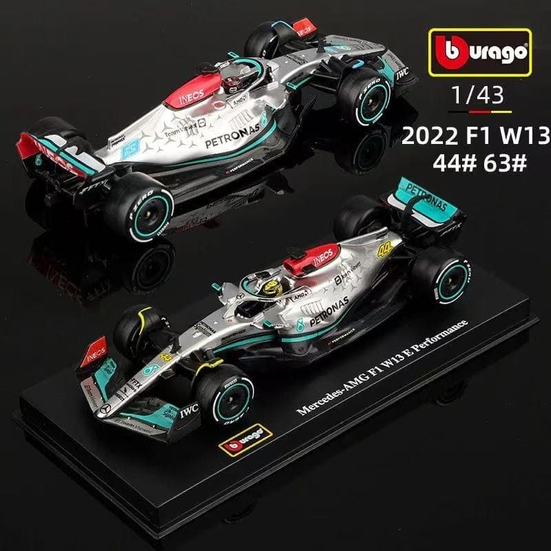 Bburago 1:43 Mercedes AMG W13 E Performance George Russell No63 5