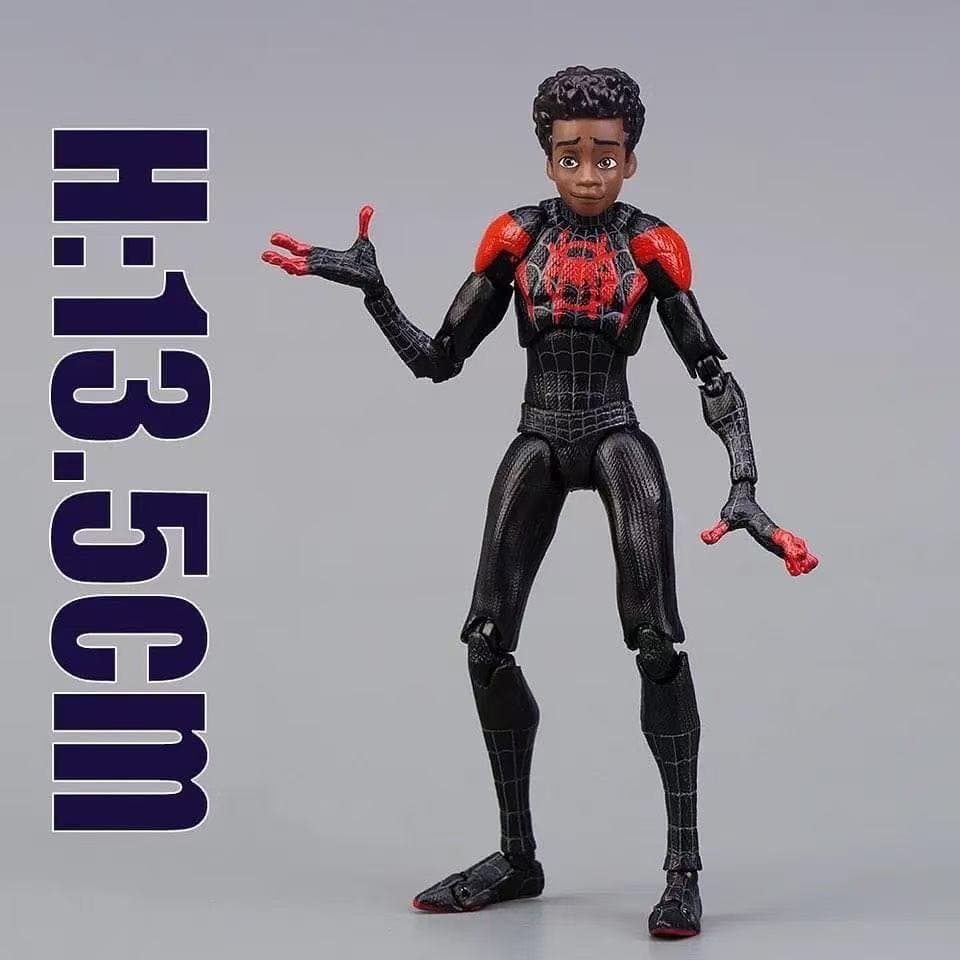 SpiderMɑn: Into The Spider-Verse Miles Morales Sentinel SV 6 inches PVC Action Figure 4