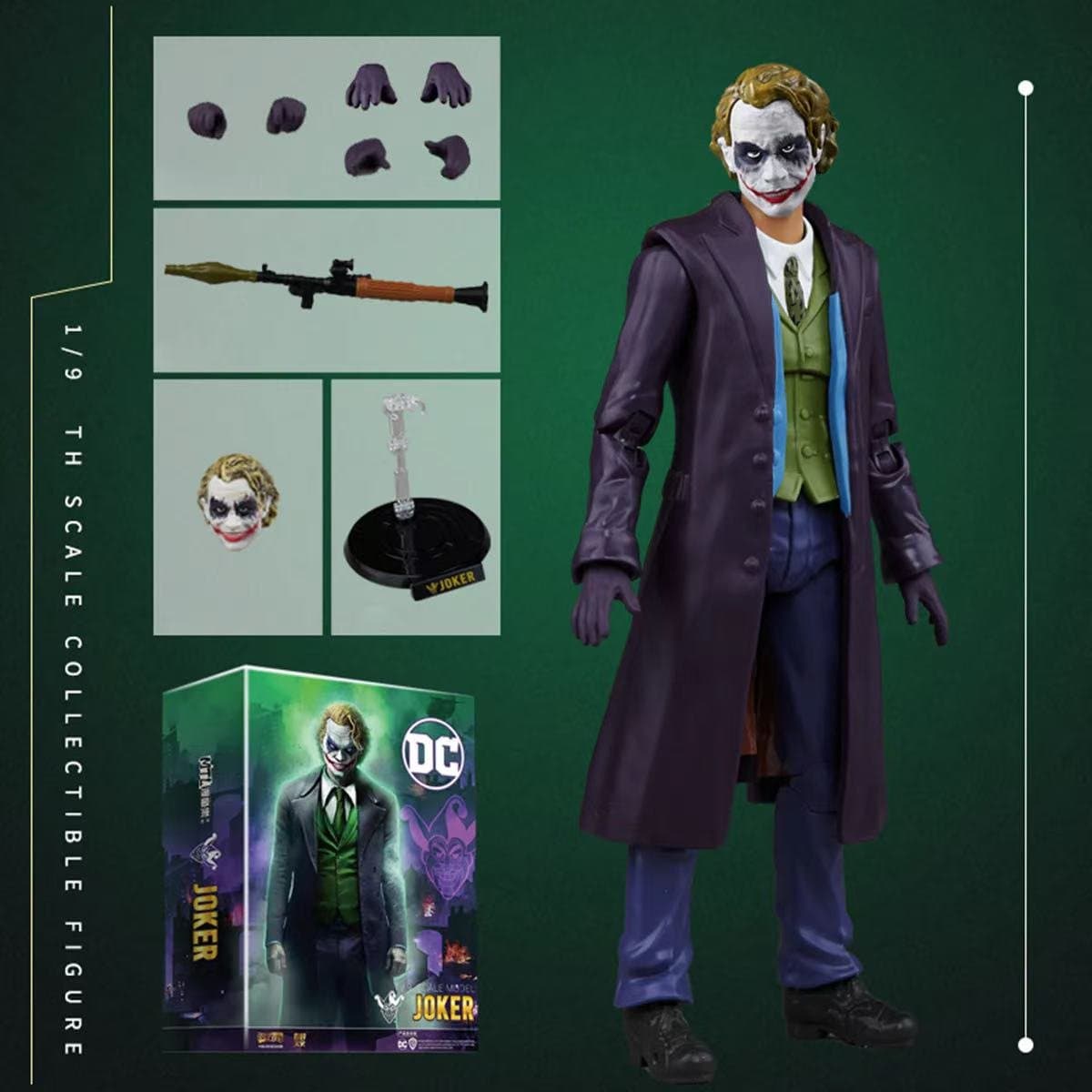 Fondjoy Heath Ledger Joker , 1:9 Scale Action Figure 2
