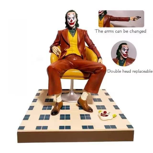 Joaquin Phoenix Joker Sitting Posture Figure ( Movie Edition )