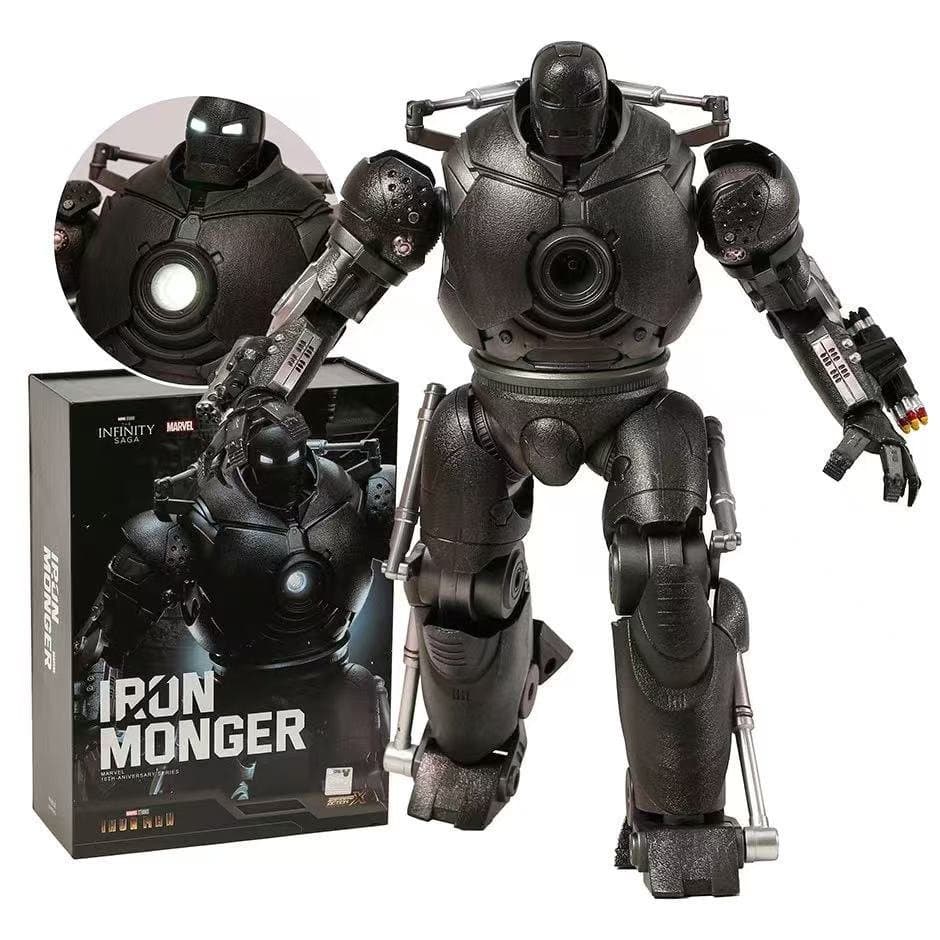 ZD Toys The Infinity Saga 10th Anniversary Iron Monger 1/10 LED Version 4