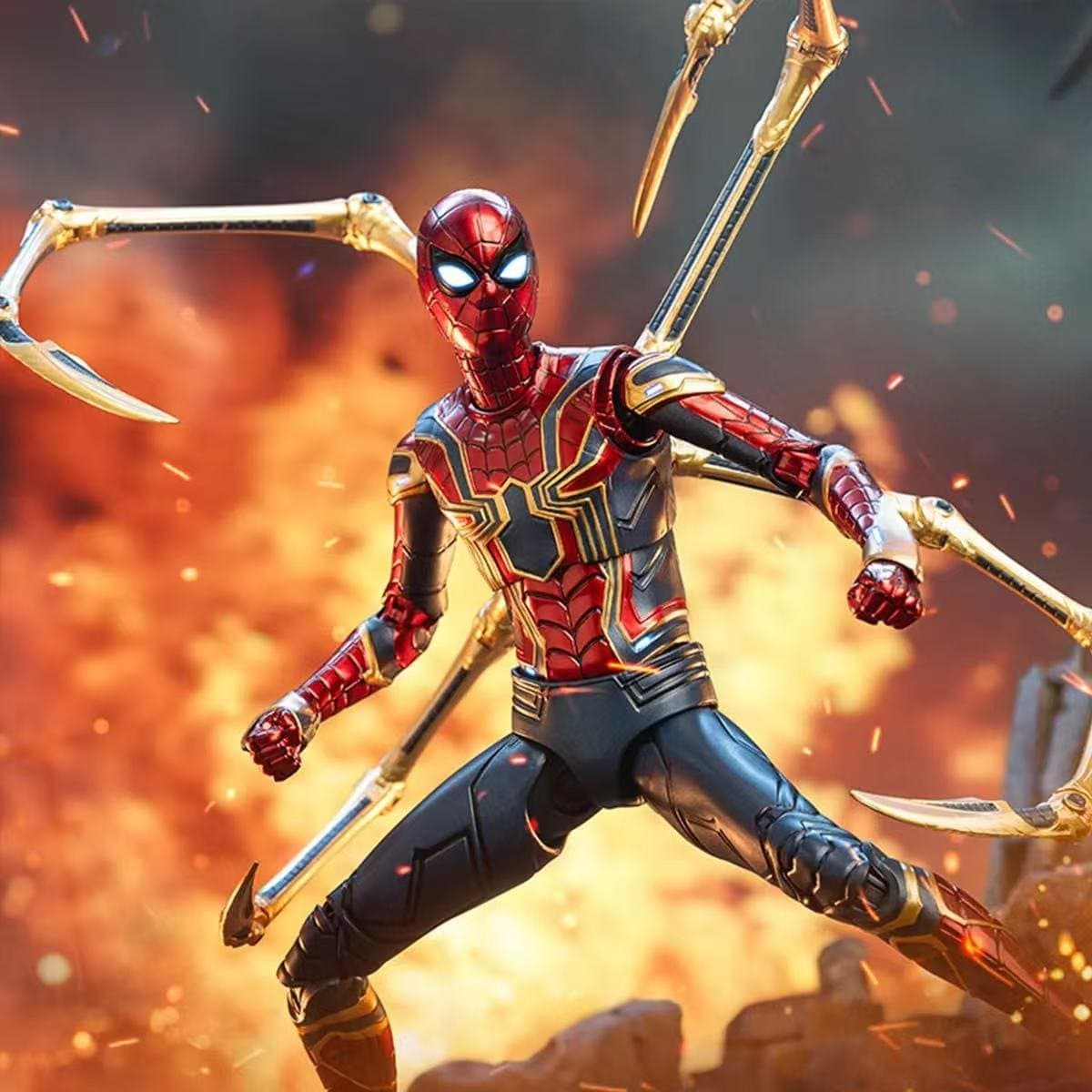 ZD Toys Avengers Infinity War Iron Spider 1/10 4