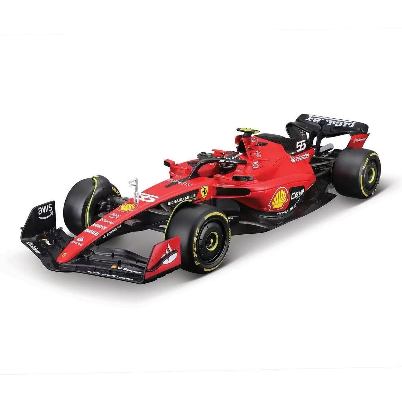Burago 1:24 F1 Ferrari SF23 Carlos Sainz No55