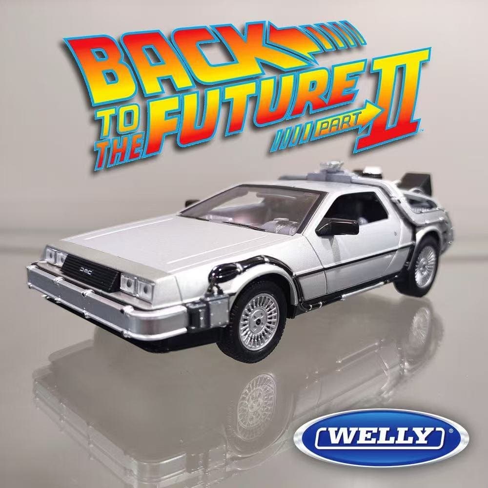 Welly 1:24 Scale Back To The Future Part 2 Time Machine 22441S 3