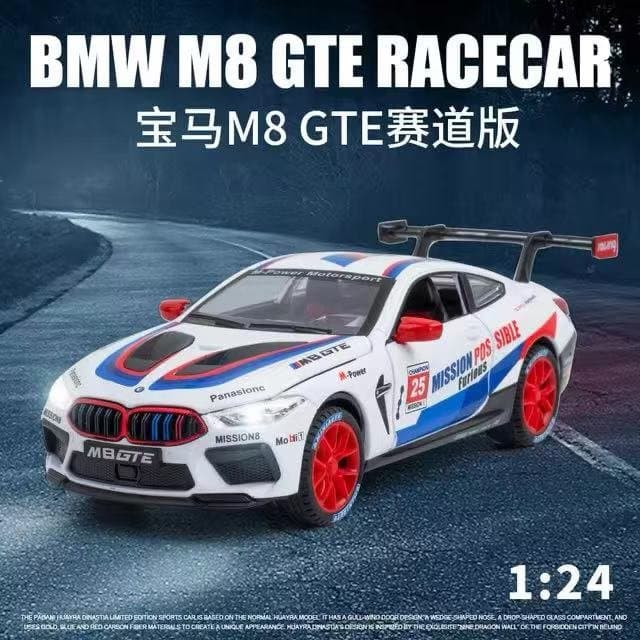 BMW M8 1:24 GTE Miniauto Alloy 2