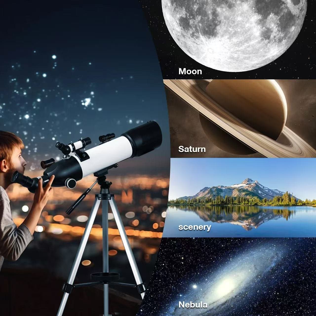 VisionKing Telescope Refractor 90500 7