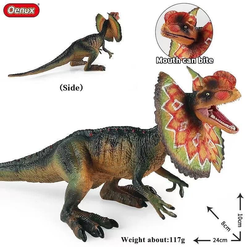 Oenux Jurassic Park Dilophosaurus Dinosaur PVC 2