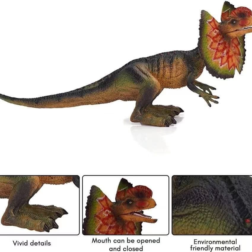 Oenux Jurassic Park Dilophosaurus Dinosaur PVC 4