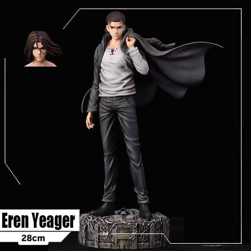 Attack On Titan Eren Jaeger Standing Pose 2 Headed Fig 2