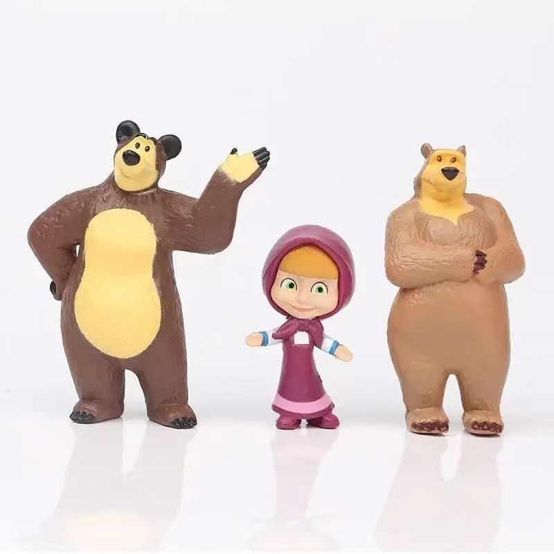 Masha And The Bear Cartoon Mini Pack of 10 Pieces 4