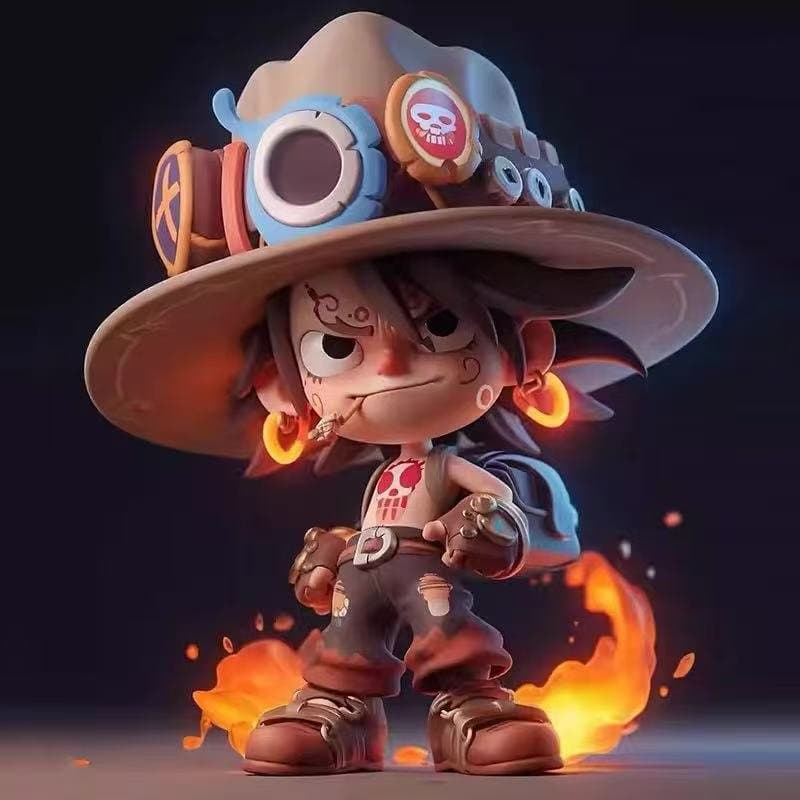 One Piece Q Version Ace King Of Artist 5