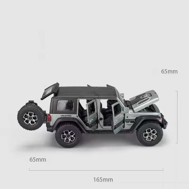Jeep Wrangler Sahara Jiaye 1:32 Diecast 4