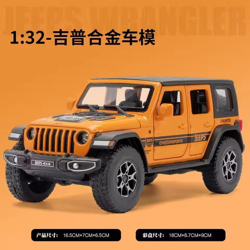 Jeep Wrangler Sahara Jiaye 1:32 Diecast 6