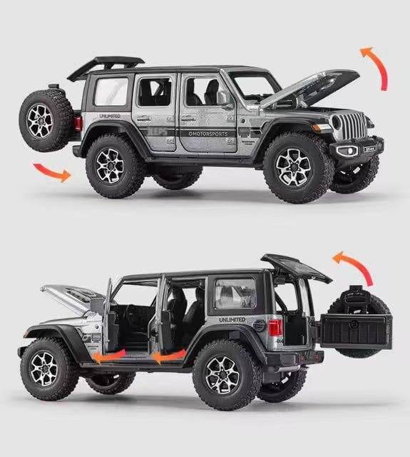 Jeep Wrangler Sahara Jiaye 1:32 Diecast 7