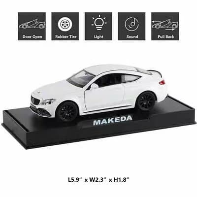 Mercedes Benz AMG C63S Mekeda 1:32 Diecast 6