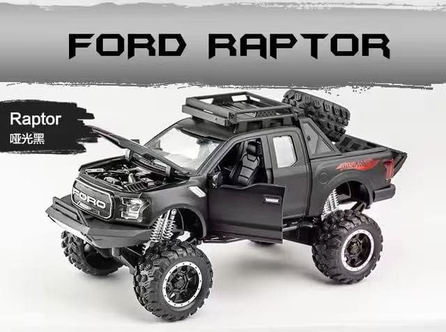 Ford Raptor Big Wheel 150 Miniauto 1:32 Diecast 4