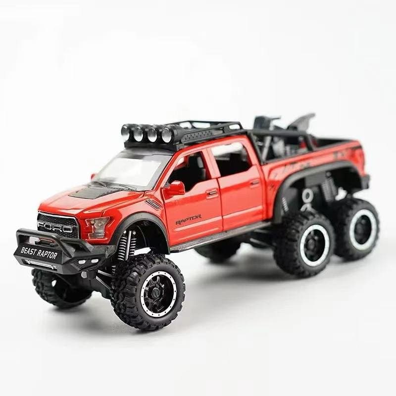 Ford Raptor 6X6 Wheel CHE ZHI 1:32 Diecast 5