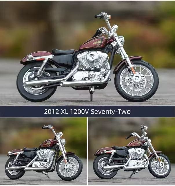 Harley Davidson 2012 XL 1200V Seventy Two 1:12 Maisto 3