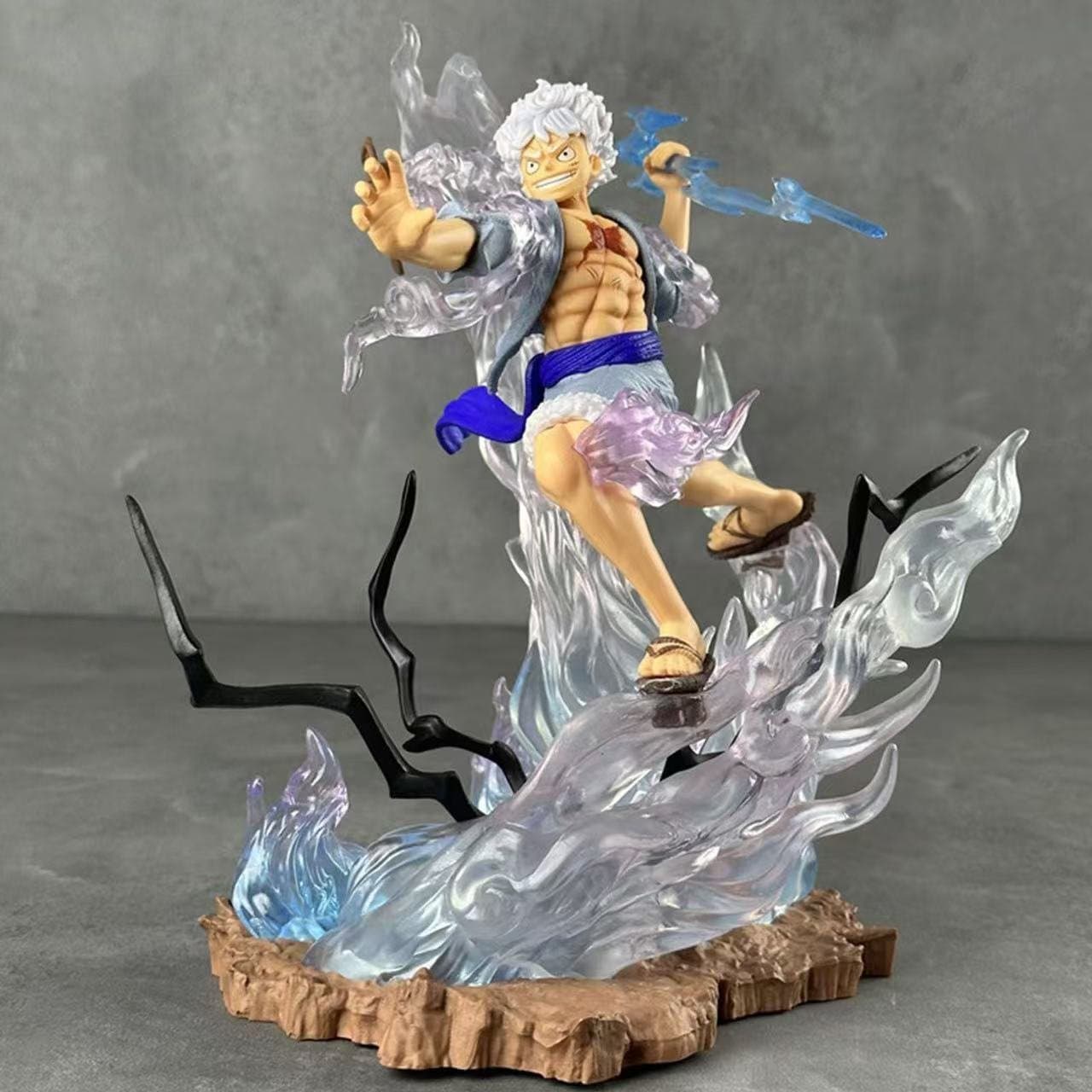 One Piece Luffy Gear 5 Wave 2 Statue 2