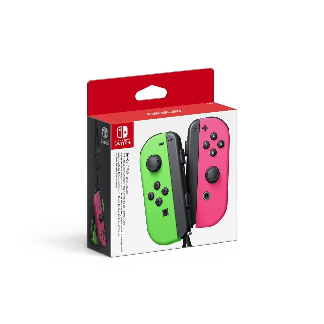 Nintendo Switch Joy-Con Green/Neon Pink 5