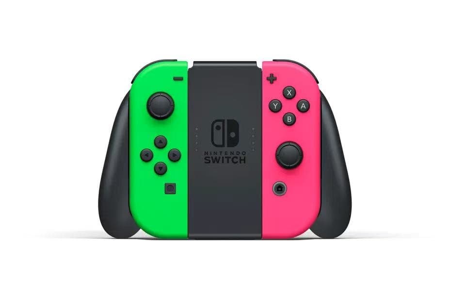 Nintendo Switch Joy-Con Green/Neon Pink 2
