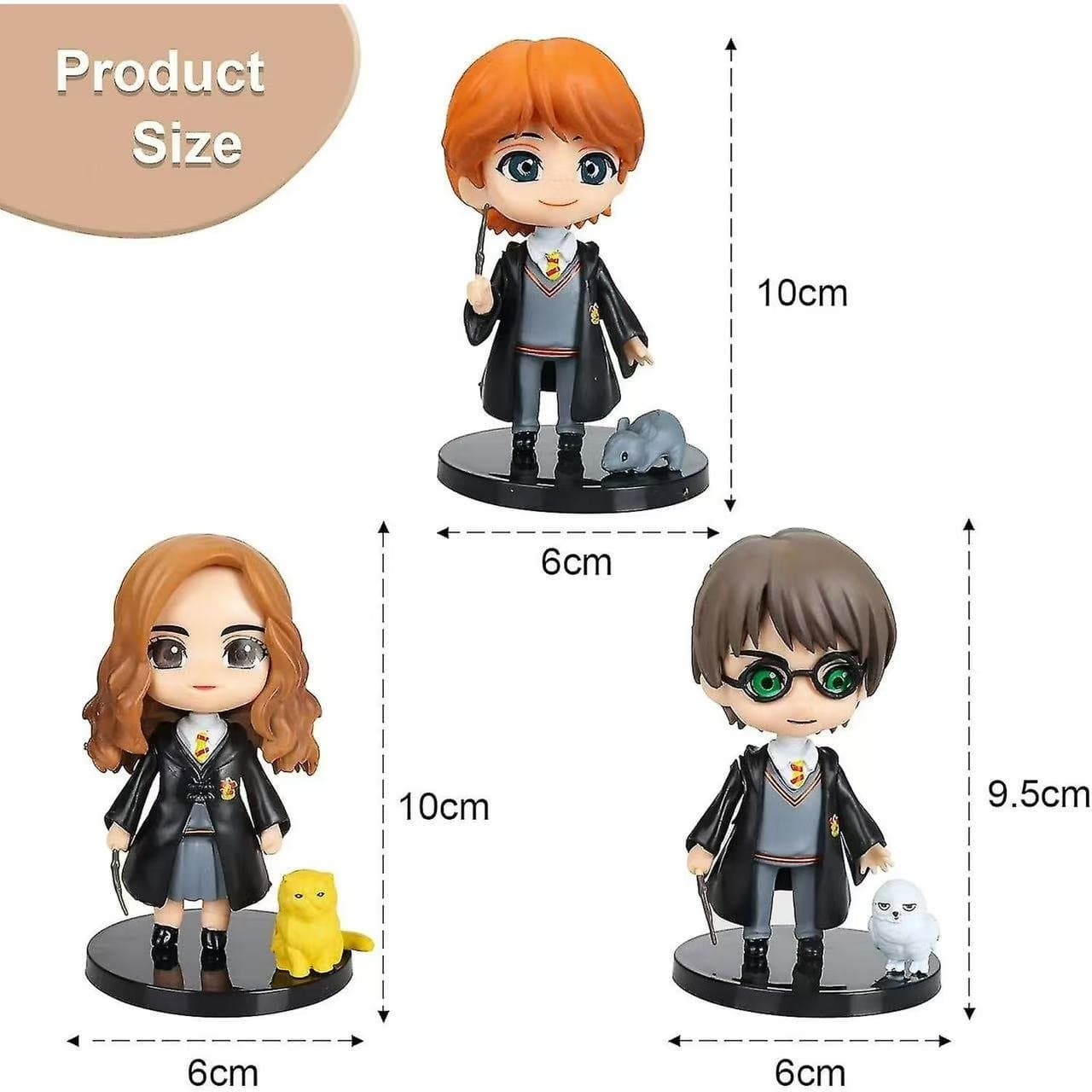 Harry Potter 3 In 1 Mini Figures Pack 5