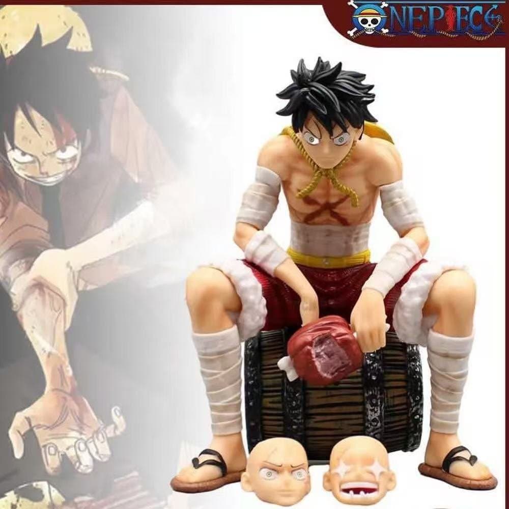 One Piece Monkey D Luffy Eating Meat Figure 5