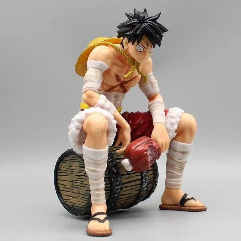 One Piece Monkey D Luffy Eating Meat Figure 6