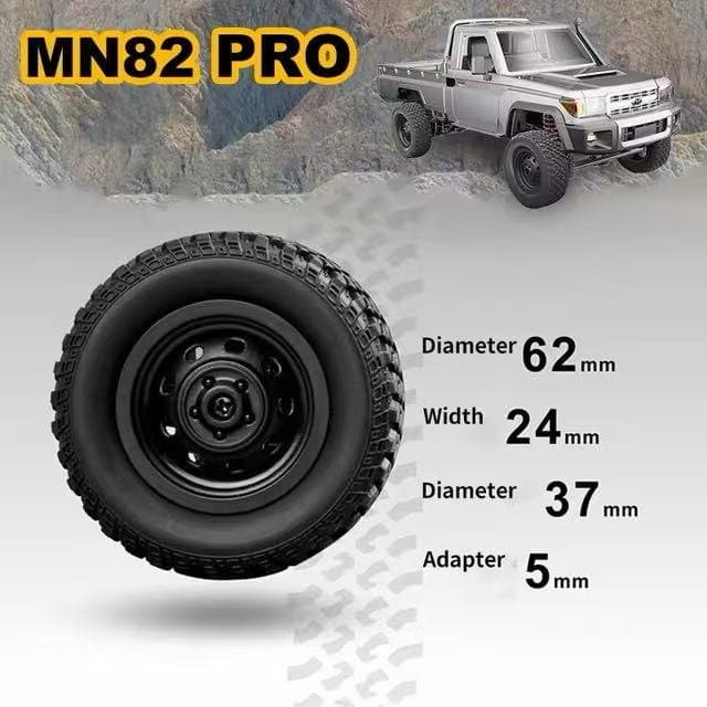 RC MN82 PRO Toyota Licensed Land Cruiser Model 4WD 1/12 3