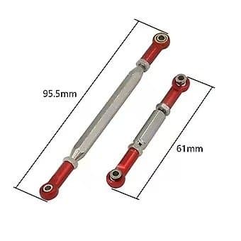 MN82 Metal Axel Steering Rod 1/12 4