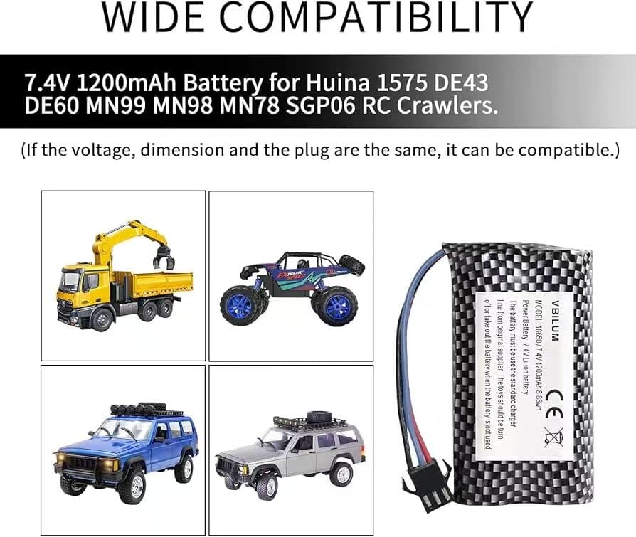 RC Battery 1200mah 3