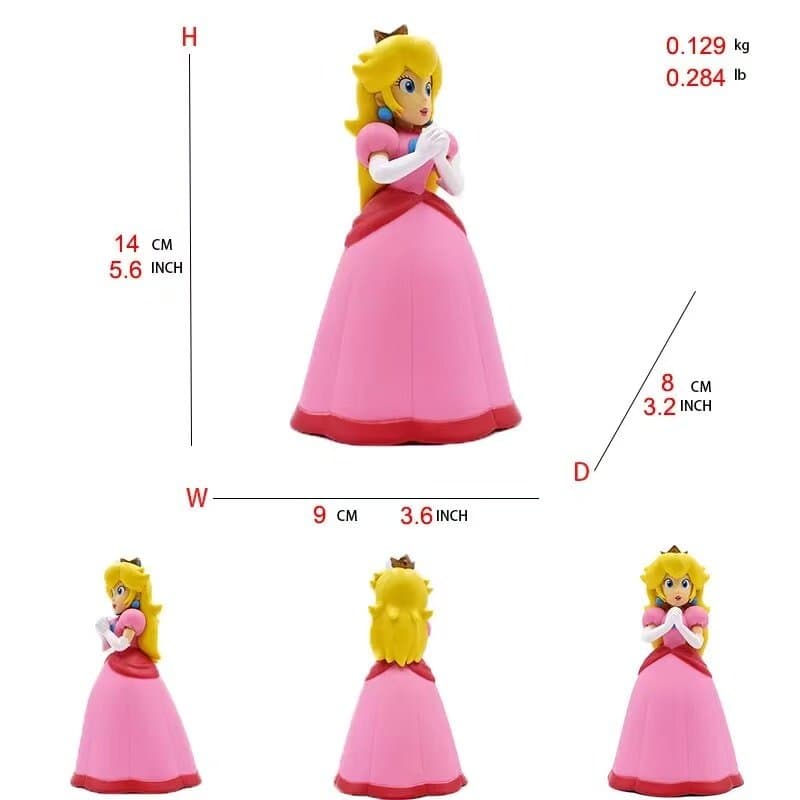 Super Mario Bros Princess Peach Figure 4