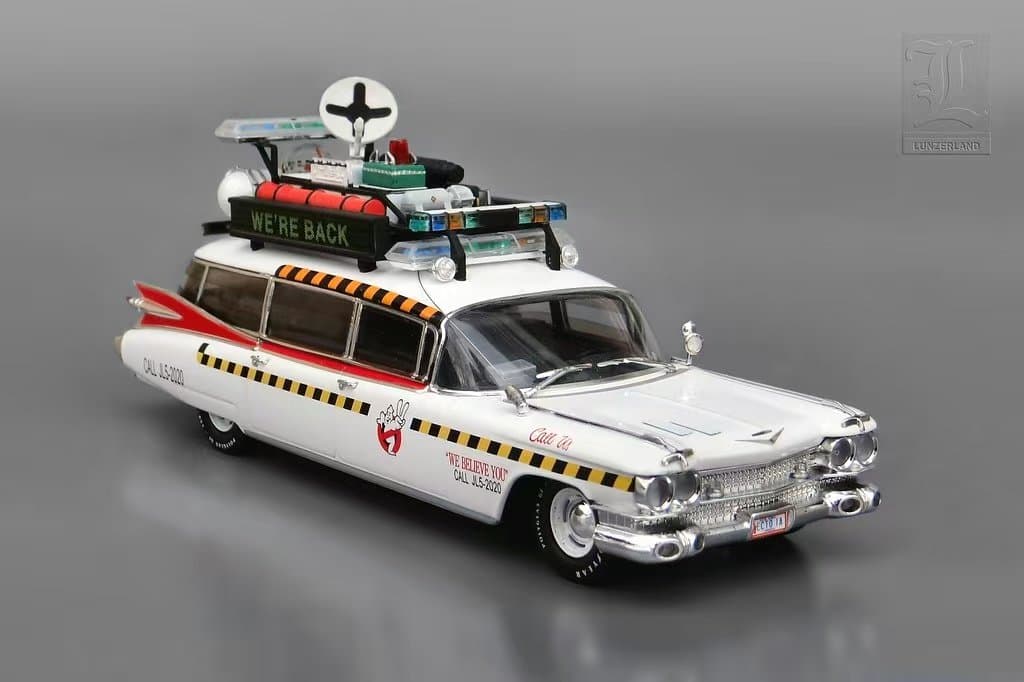1/64 YS Model YSCMMG Cadillac Miller Meteor Ecto-1 Ghostbusters 2 LHD 2