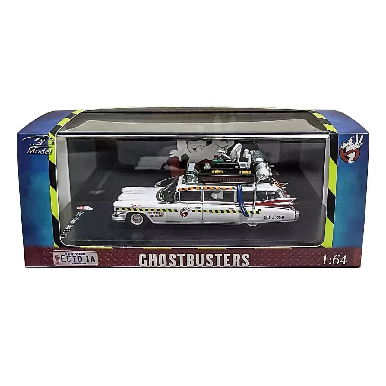 1/64 YS Model YSCMMG Cadillac Miller Meteor Ecto-1 Ghostbusters 2 LHD 6