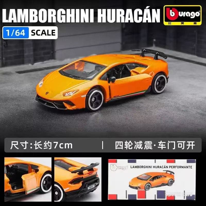 Bburago 1/64 Lamborghini Huracan Performante Orange 5