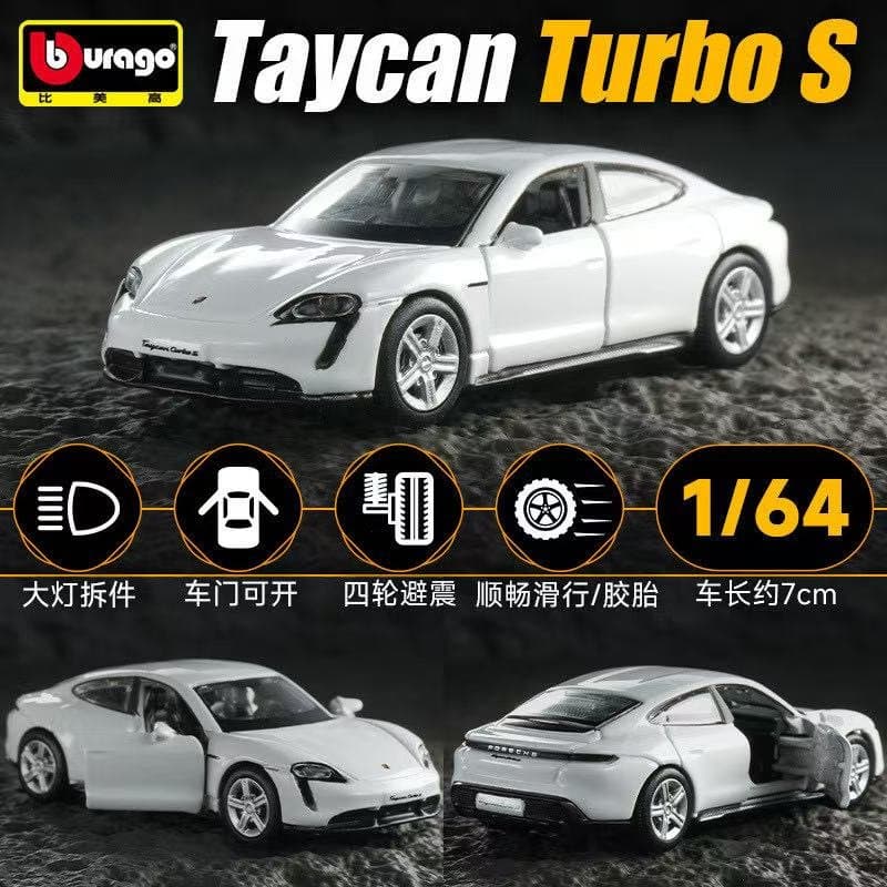 Bburago 1/64 Porsche Taycan Turbo S 2