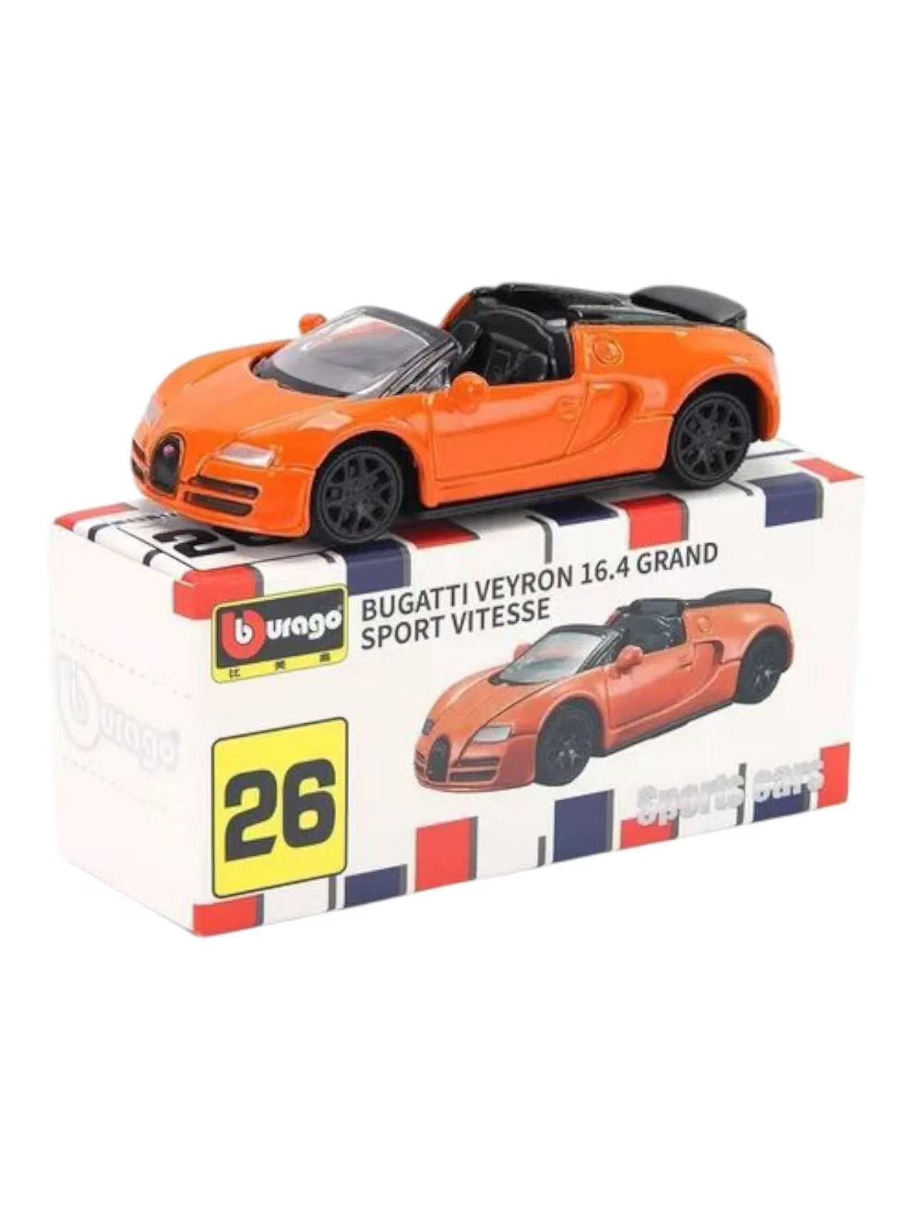 Bburago 1/64 Bugatti Veyron 16.4 Grand Sport Vitesse