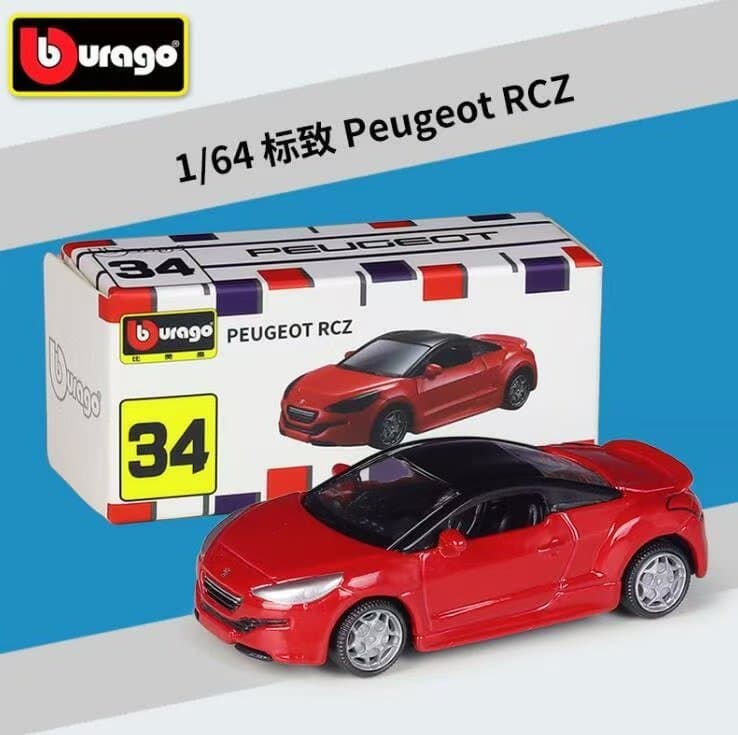 Bburago 1/64 Peugeot RCZ 2