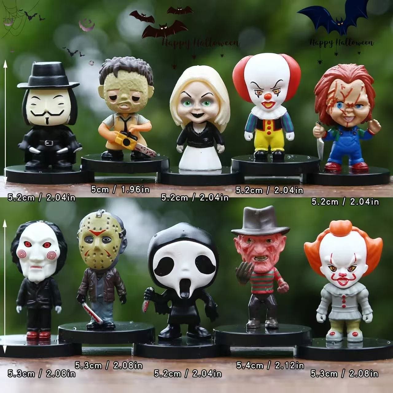 Horror Movie Mini Figures 10 In 1 Pack 2