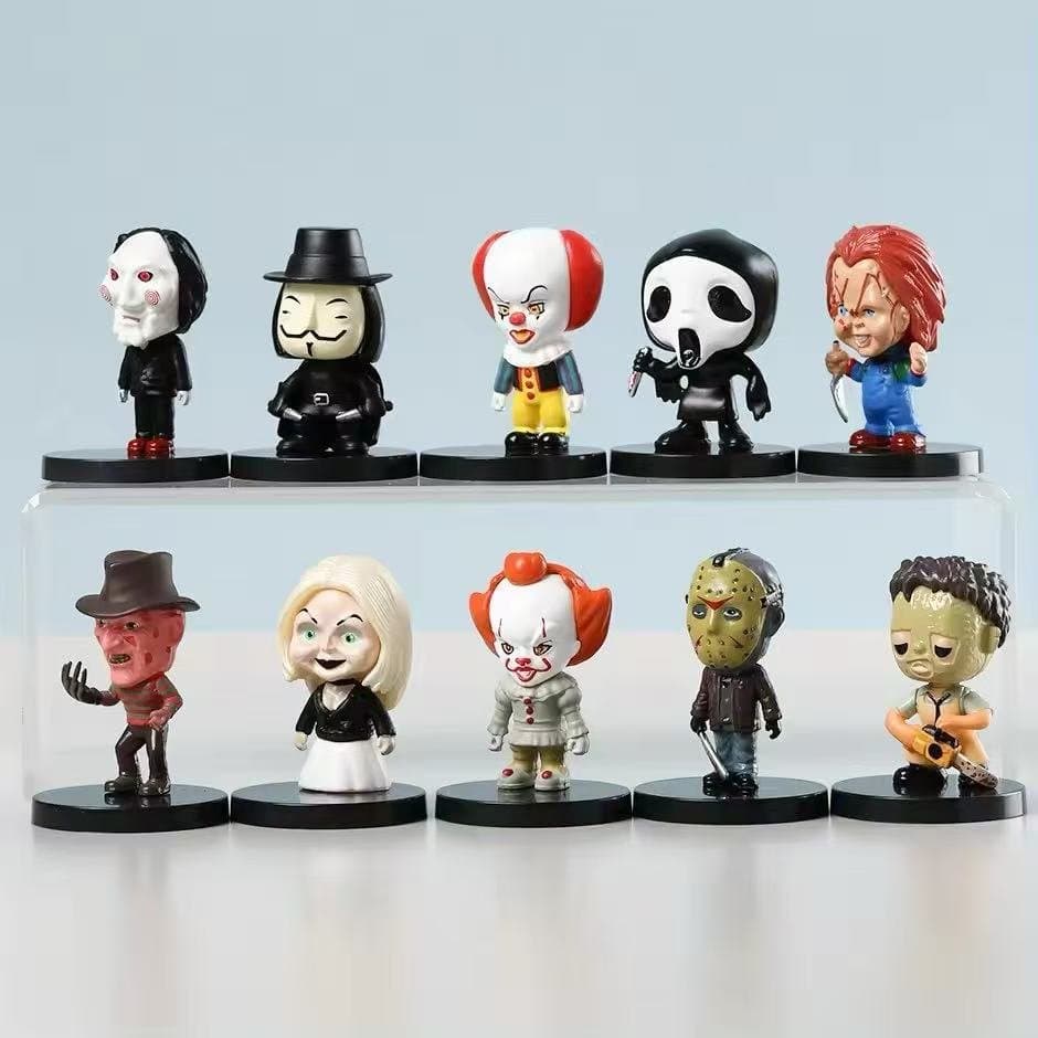 Horror Movie Mini Figures 10 In 1 Pack 3