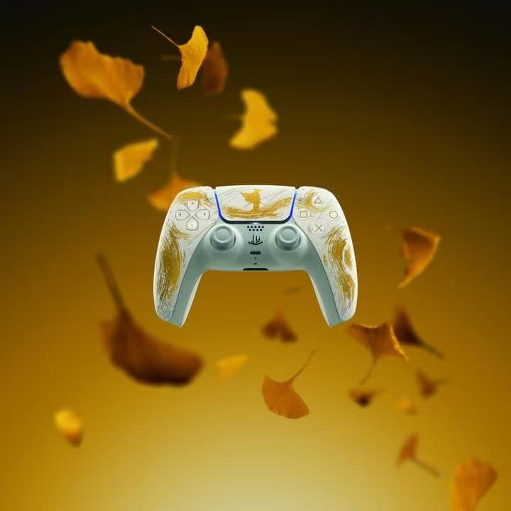 Sony PlayStation 5 DualSense Wireless Controller Ghost of Yotei Gold Limited Edition 3