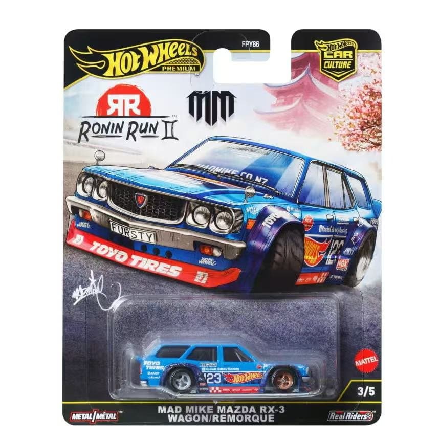 Hot Wheels Premium Car Culture Fast Wagons 2005 Mitsubishi Evo Ix Wagon 1:64 Scale 1
