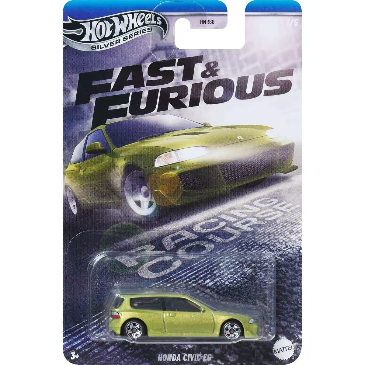 Hot Wheels Silver Series Fast & Furious Honda Civic EG 1