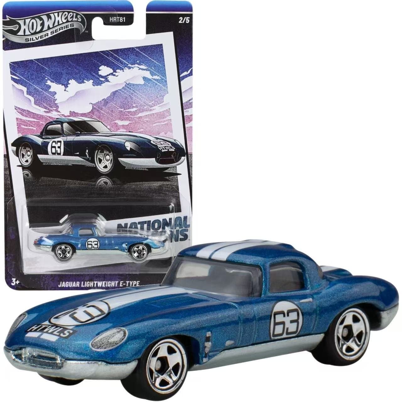 Hot Wheels Silver Series National Icons Jaguar Lightweight E-Type 3