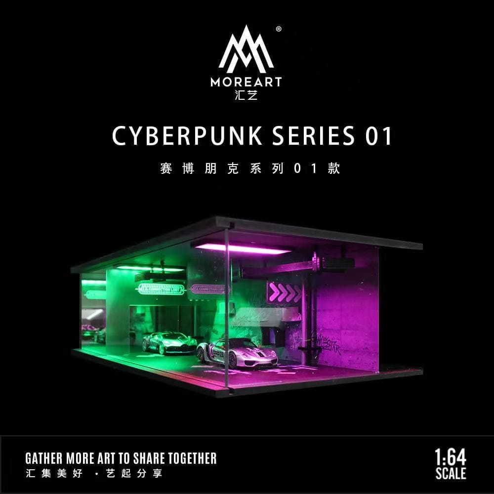 MoreArt Cyberpunk Series 1 With LED Diorama MO914301 4