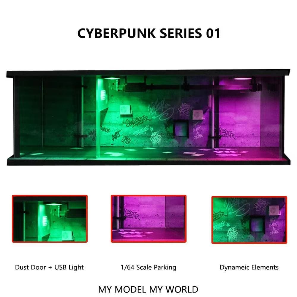 MoreArt Cyberpunk Series 1 With LED Diorama MO914301 7