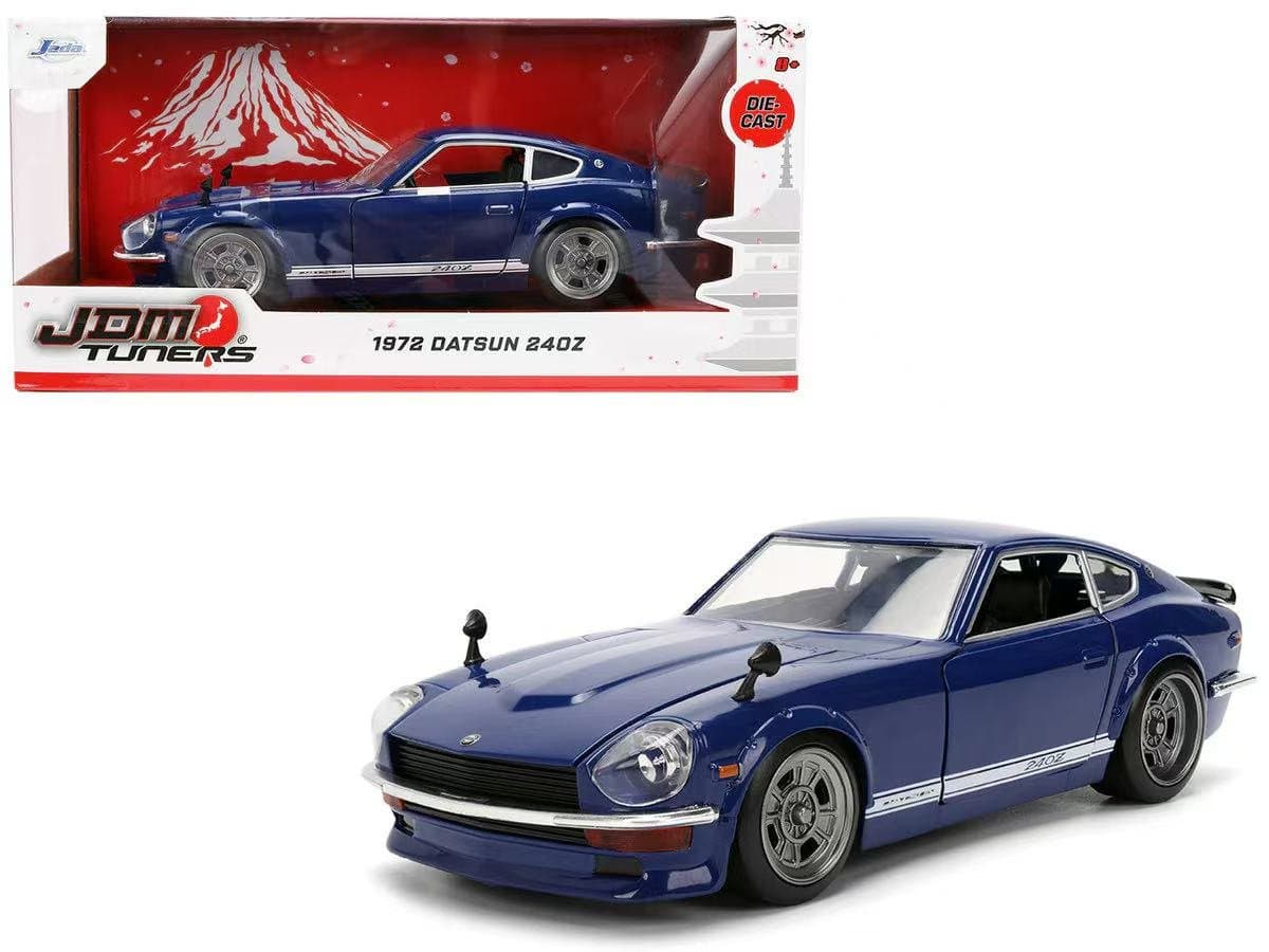 1972 Datsun 240Z Jada Blue JDM 1:24 Scale Diecast 2