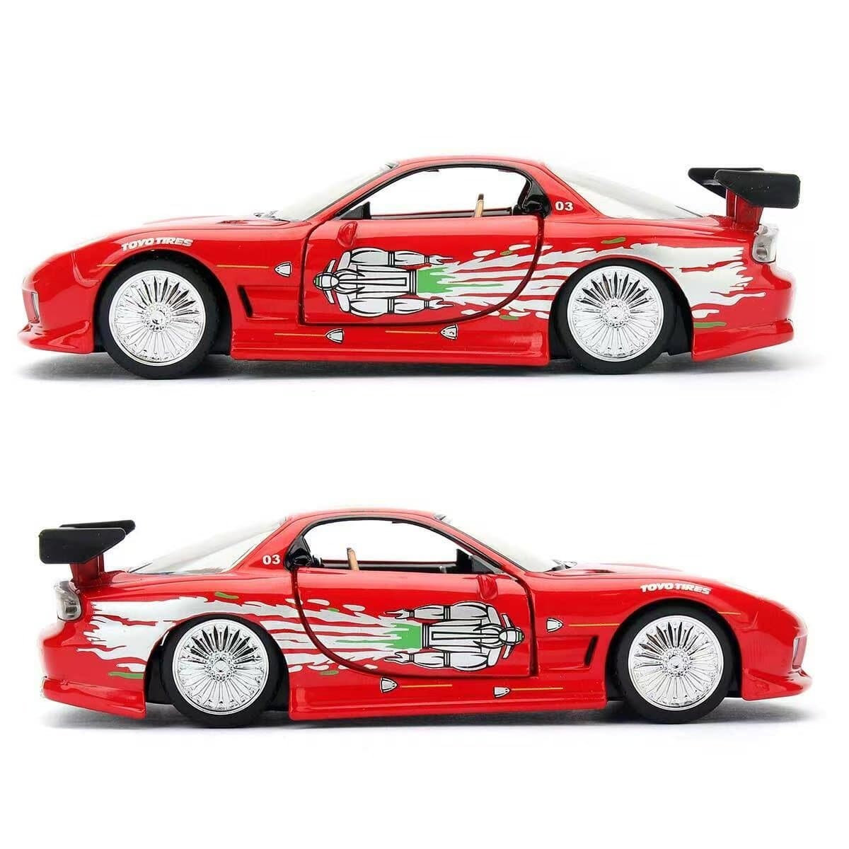 Fast & Furious Dom's Mazda RX-7 Jada 1:32 Diecast 3