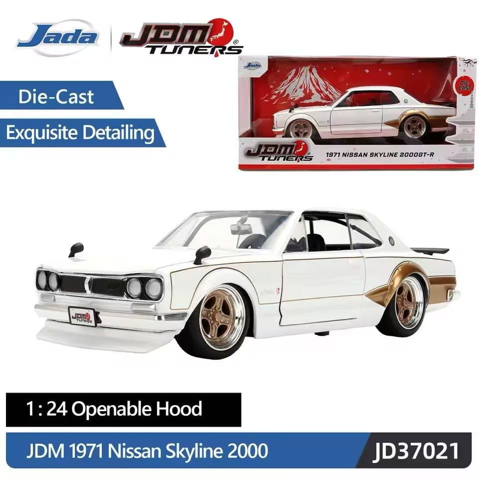 1971 Nissan Skyline 2000GT-R Jada JDM 1:24 Scale Diecast 6